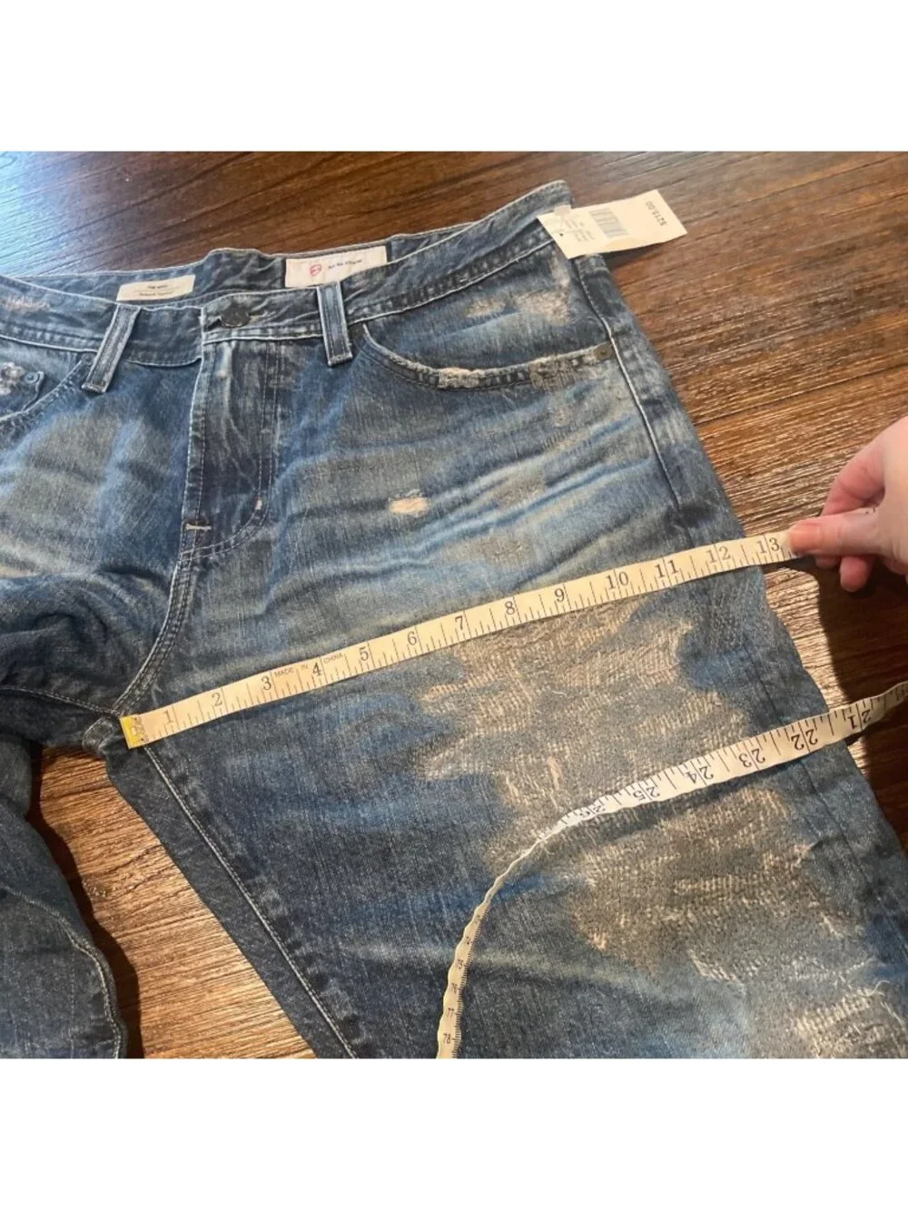 AG Apex Relaxed Tapered Jean Mens 32x30 Distressed Grunge Slouchy AG-ED Denim